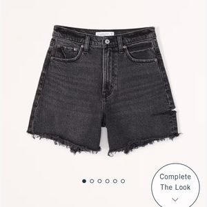 Abercrombie & Fitch Women's Curve Love High Rise Dad Short